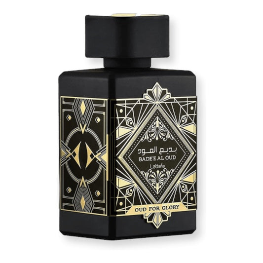 Lattafa Oud for Glory Badee Al Oud EDP 100ml - Luxurious Unisex Fragrance with Rich and Warm Notes - arabiesperfume